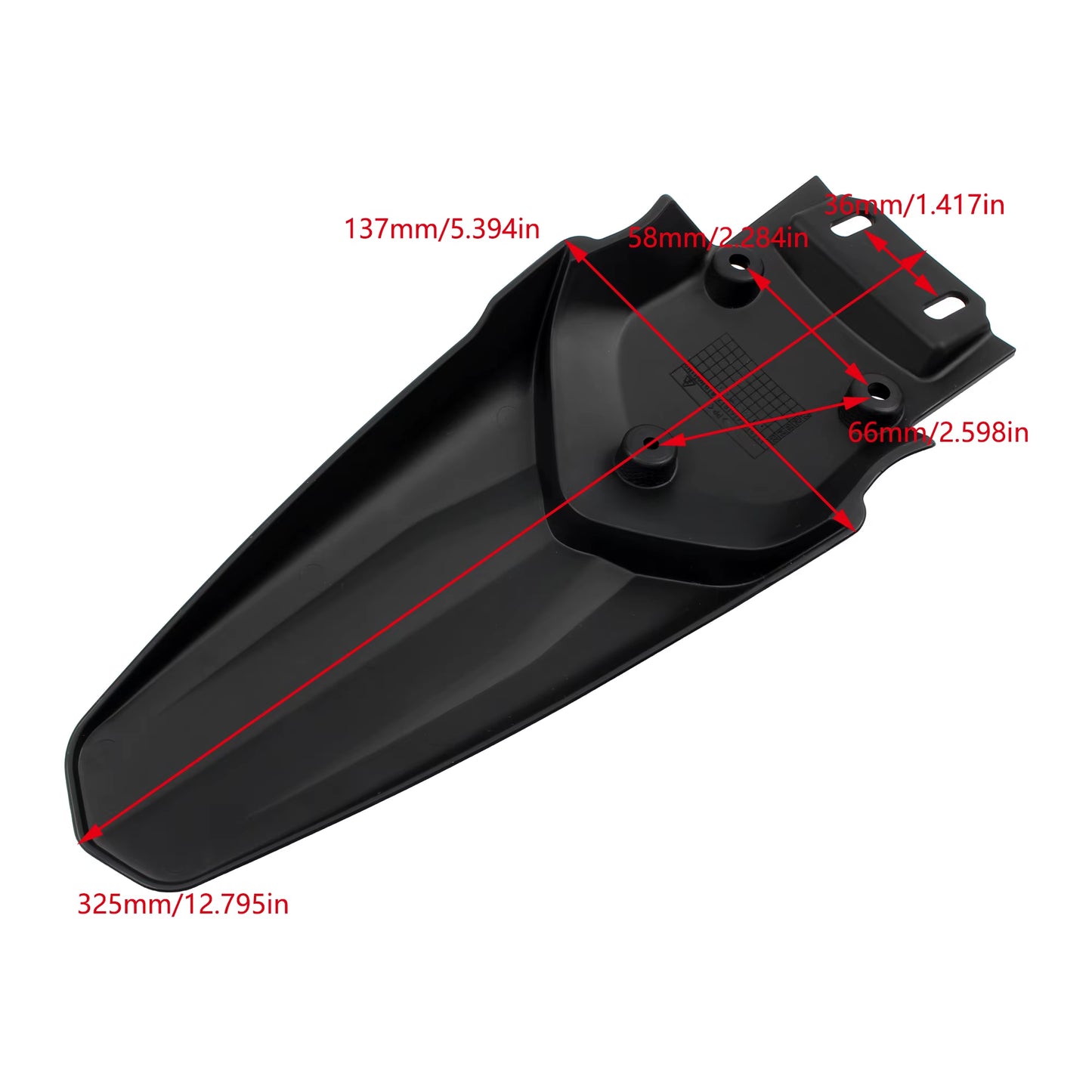 For TALARIA Sting Motorcycle Rear Fender Mudguard Rear Splash Guard for TALARIA Sting MX3 MX4 Dirt Pit Bike Plastic Accessories