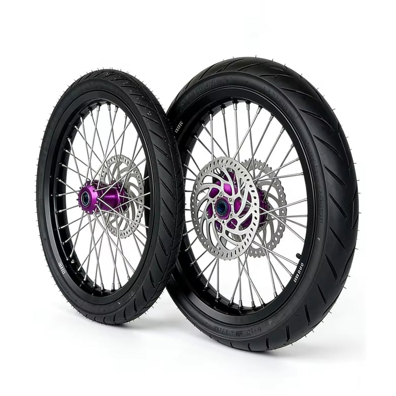 Sur Ron Supermoto Street Road Ride Conversion Kit Chaoyang Tire Rim Wheel Kit for Surron Light Bee Electric Dirt Bike