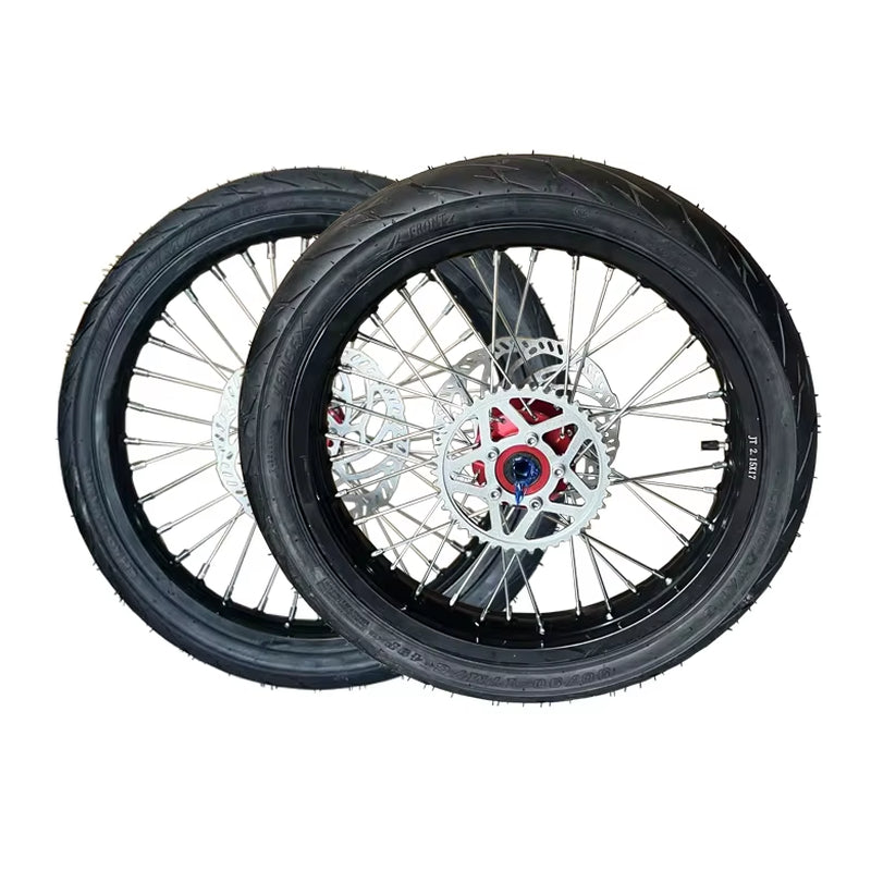 Sur Ron Supermoto Street Road Ride Conversion Kit Chaoyang Tire Rim Wheel Kit for Surron Light Bee Electric Dirt Bike