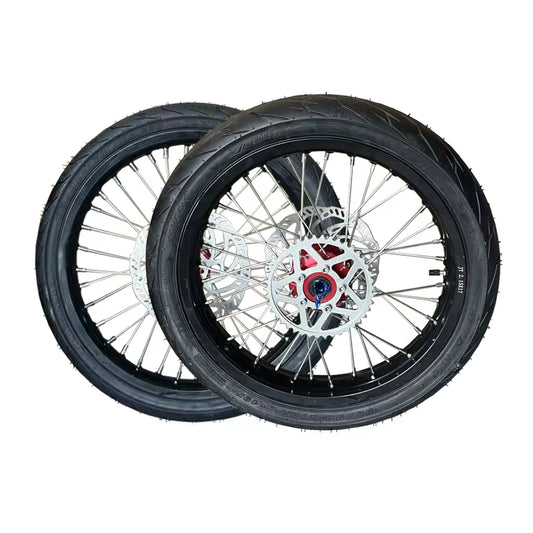 Sur Ron Supermoto Street Road Ride Conversion Kit Chaoyang Tire Rim Wheel Kit for Surron Light Bee Electric Dirt Bike